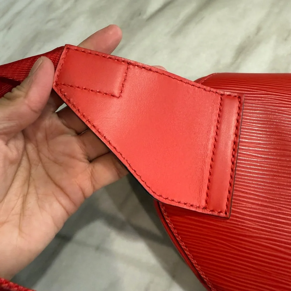 Supreme Collaboration Red Epi Leather Bumbag PM Bag